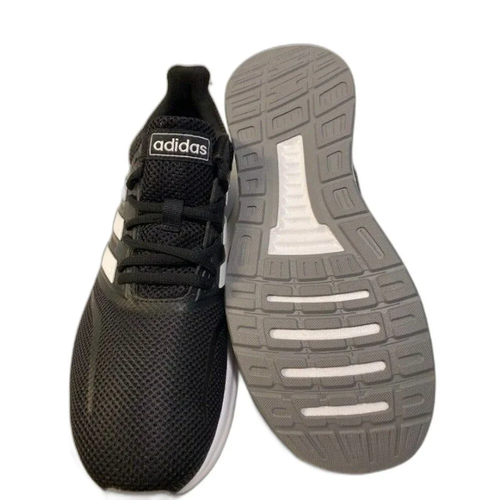 Adidas Runfalcon Women’s Running Shoes Black White Size 7.5 Athletic Sneakers